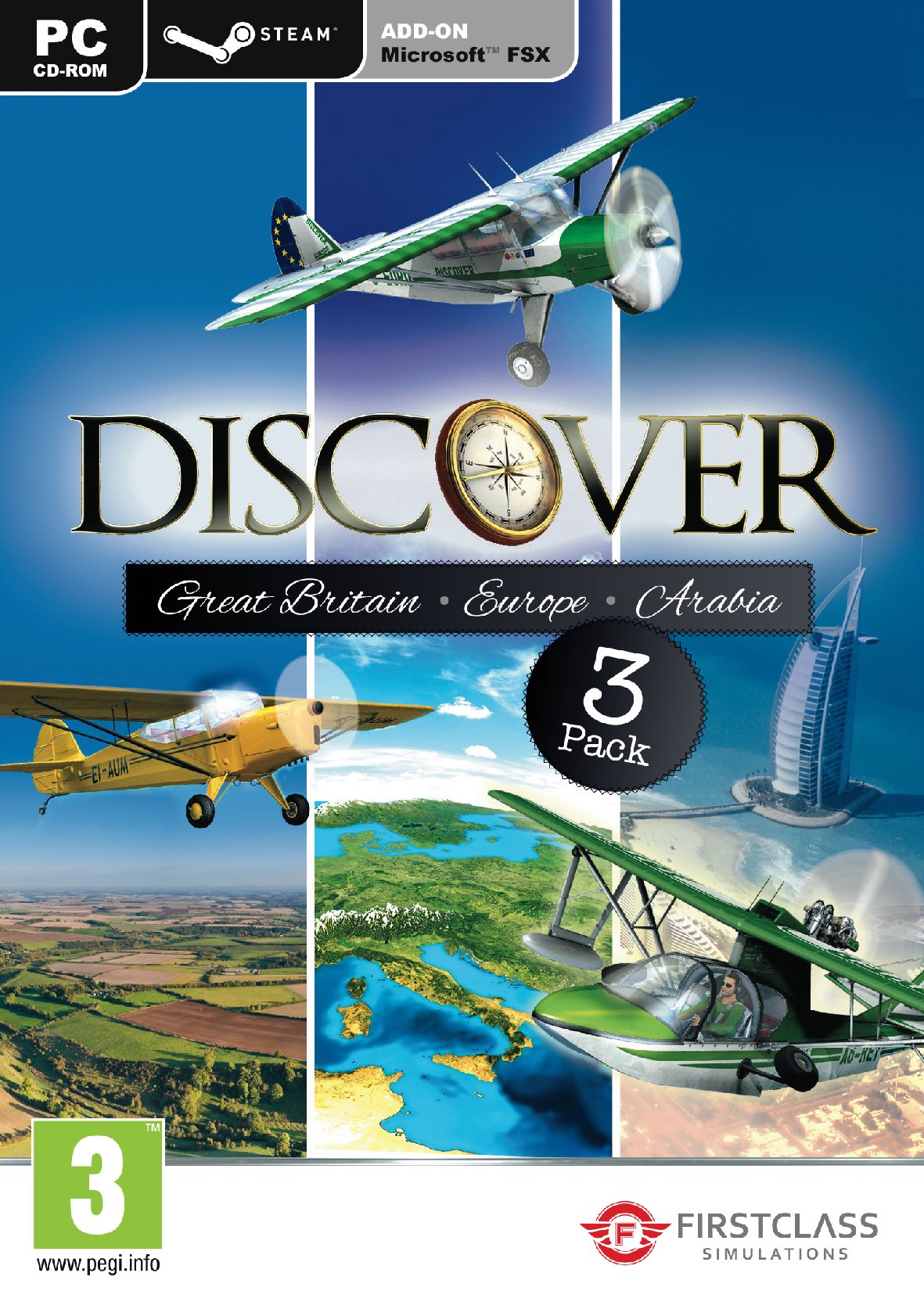 Discover Great Britain And Europe And Arabia Pc (Pal Esp) - Nuevo Discover Great Britain And Europe And Arabia Pc (Pal Esp) - Nuevo